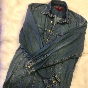 FINAL PRICE! Vintage Banana Republic Denim Shirt